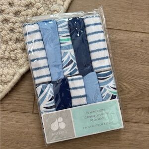 JUST BORN pack of 10 washcloths